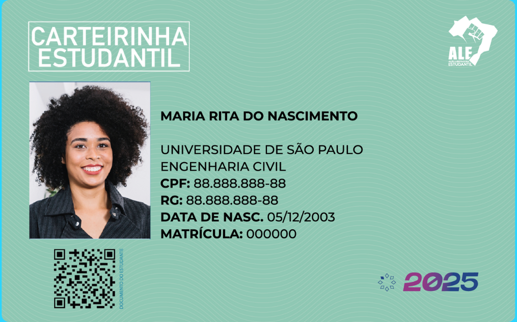 Exemplo Carteirinha ALE